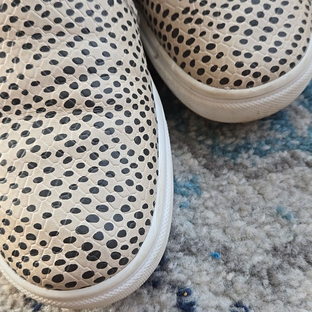 Womens TIME and TRU Animal Print Twin Gore Low Top Slip On Shoes / Size 6 - Picture 12 of 16